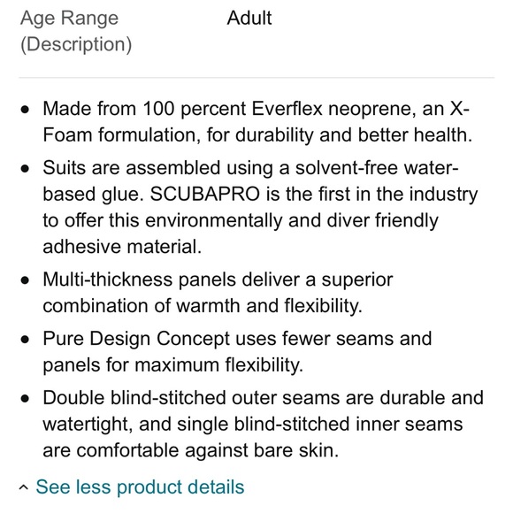 Scubapro Full Length Wetsuit 3/2mm XL - Picture 6 of 8